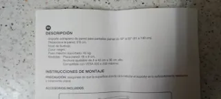 Soporte TV Fonestar STV-638N