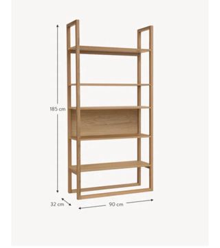 Estantetia libreria roble