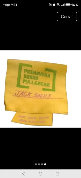 Chaqueta hombre primavera sound 2022 pull&bear