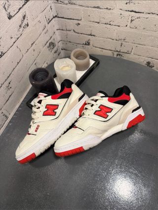 New Balance 550 Rojo Blanco