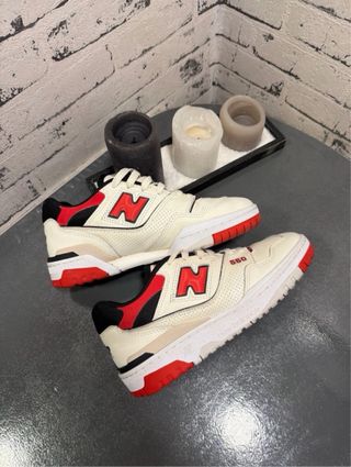 New Balance 550 Rojo Blanco