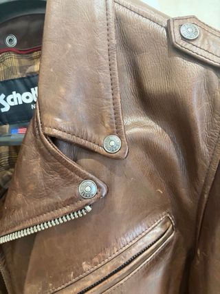 Chaqueta Schott NYC LC1140 Marrón