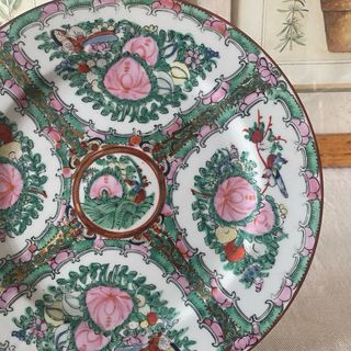 Plato antiguo porcelana de Macao (Macau) – esmalte