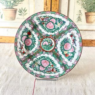 Plato antiguo porcelana de Macao (Macau) – esmalte