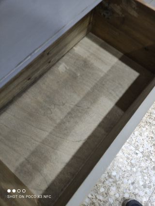 Cajonera grande madera Maison du Monde gris