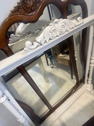 Specchi antichi in legno e vetro, 40€ ciascuno