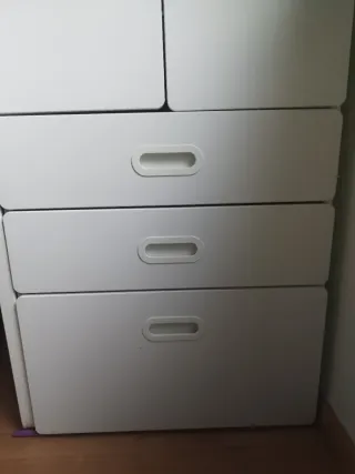 Armario blanco modular