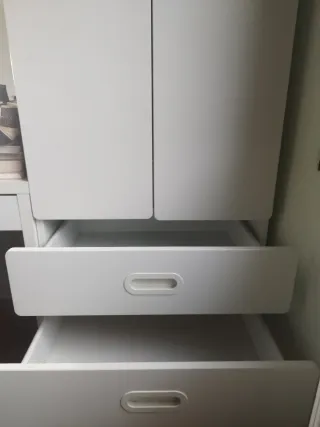 Armario blanco modular