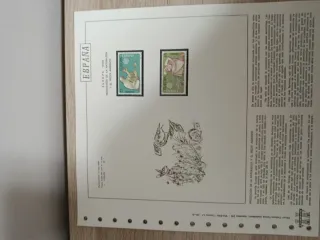 Suplementos Álbum Cultural Torres 1986 con sellos