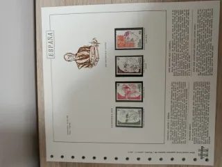 Suplementos Álbum Cultural Torres 1986 con sellos