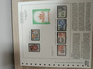 Suplementos Álbum Cultural Torres 1986 con sellos