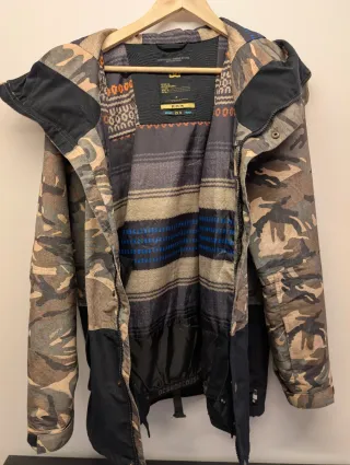 Chaqueta de esquí DC 15K Talla M Camuflaje