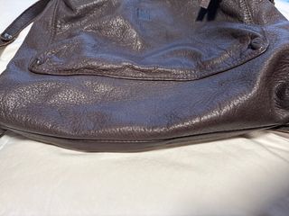 Bolso de cuero Biba marrón