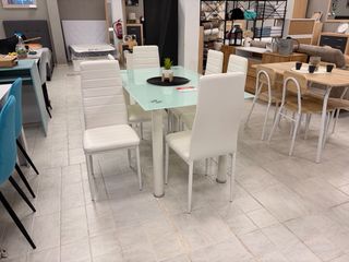 CONJUNTO COMEDOR CON 6 SILLAS NUEVO