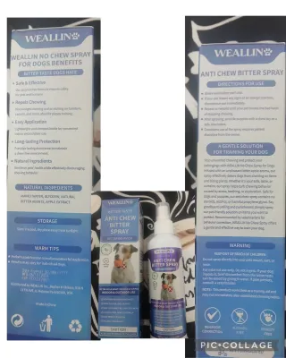 Spray anti mordeduras para perros WEALLIN