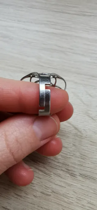 Pendientes y Anillo Semilla de la Vida Acero Inox