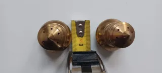 Set Sale e Pepe vintage in ottone