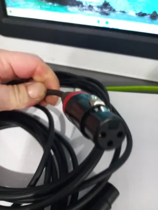 Cable de Audio Profesional Jack XLR 3 metros