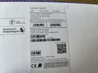 Tablet Lenovo P11 128GB