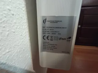 Radiador eléctrico pared