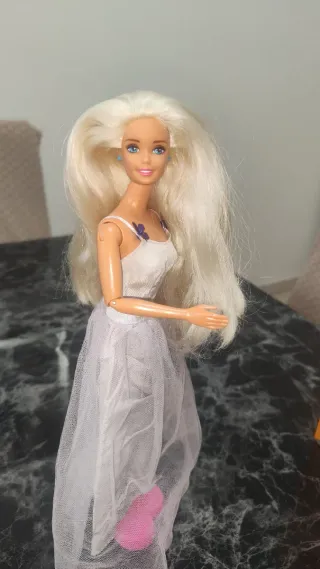 Barbie Vintage Capelli Biondi Vestito Rosa