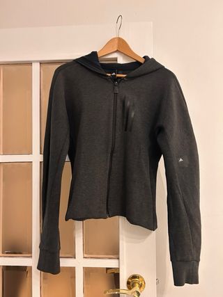 Chaqueta Adidas con capucha mujer gris