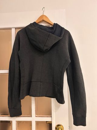 Chaqueta Adidas con capucha mujer gris