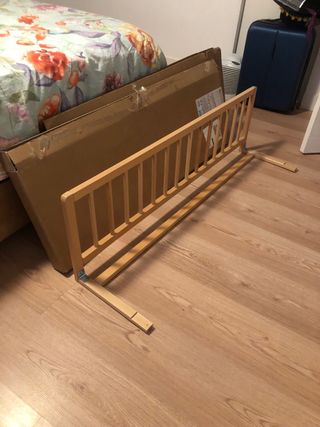 Barrera protectora para la cama