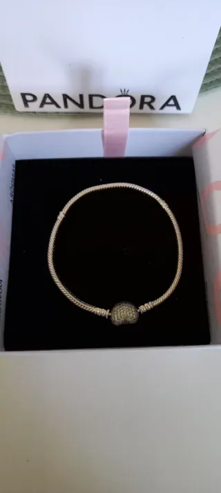 Pulsera Pandora Plata con Circonitas