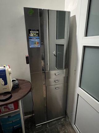 Armario de acero inoxidables con cajoneras