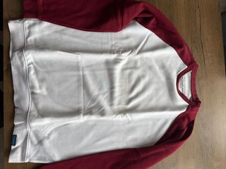 Sudadera Pull and Bear Hombre M Roja Blanca