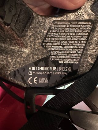 Casco Scott Centric Plus Negro/Azul Claro MIPS T.M