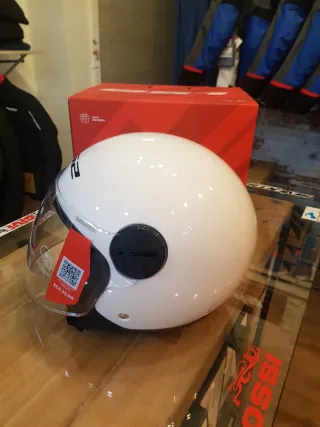 Casco de moto Jet Ls2 Sphere II Blanco brillo.