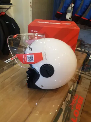 Casco de moto Jet Ls2 Sphere II Blanco brillo.