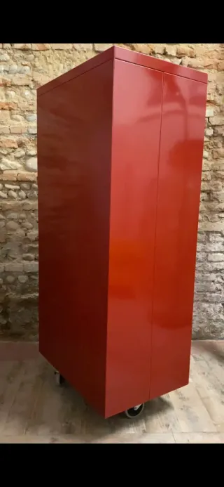 Schedario/classificatore in ferro rosso