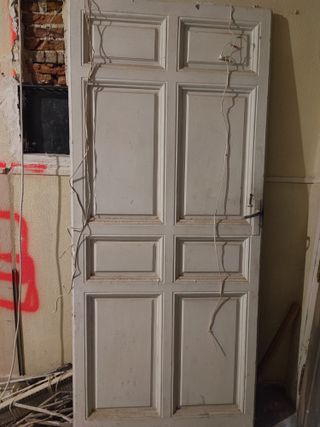 Puertas madera maciza antiguas