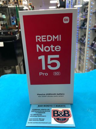 Xiaomi Redmi Note 15 Pro 256GB Titanio
