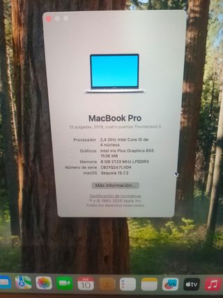 MACBOOK PRO 2019 I5/8/512