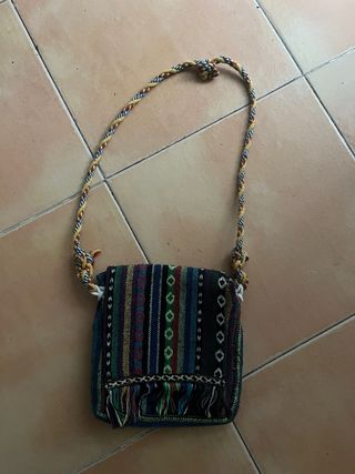 Bolso infantil tejido multicolor
