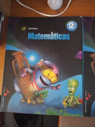 Libros de mates de 2 de primaria los 3 trimestres