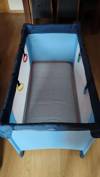 Parque cuna Asalvo Baby azul