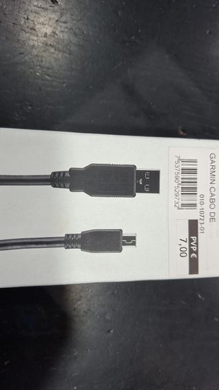Cabo USB Garmin Novo em Caixa