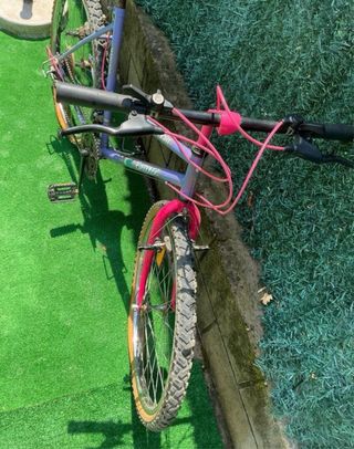 Bicicleta Montaña Morada y Rosa