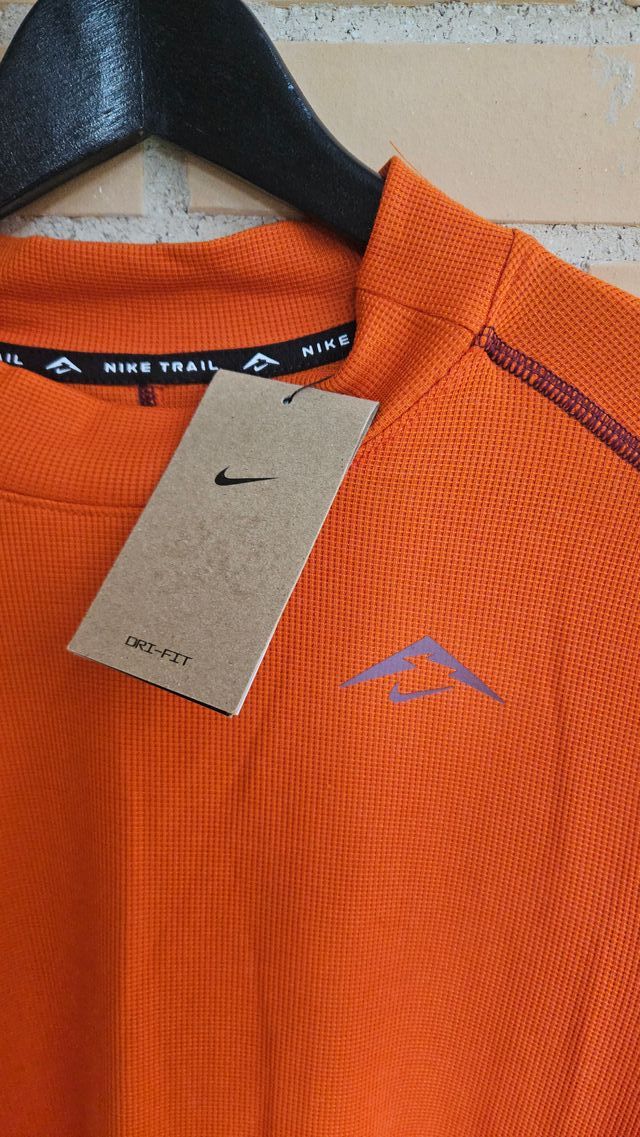 Sudadera Nike Trail Wool Naranja