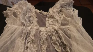 Traje de bautizo antiguo.