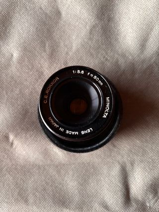 Objetivo Minolta Rokkor 80mm f/3.5