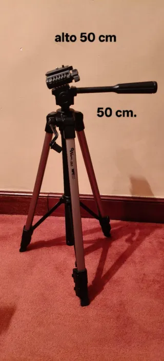 Tripode para cámara fotografíca extensible