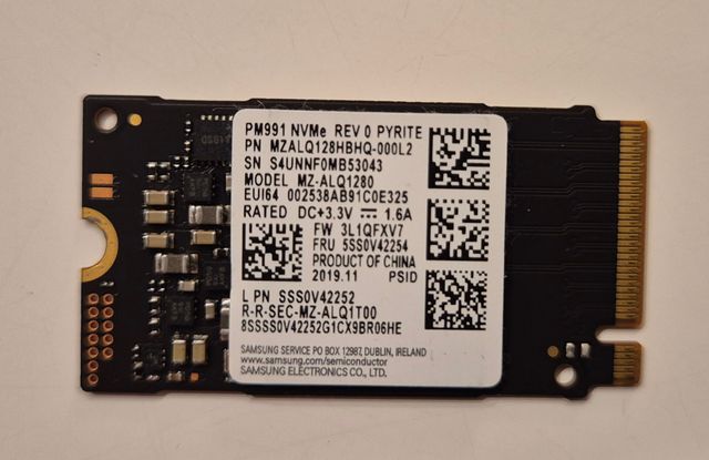 SSD NVMe Samsung 128GB M.2 2230