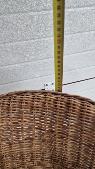 Silla Sillon de mimbre para jardín