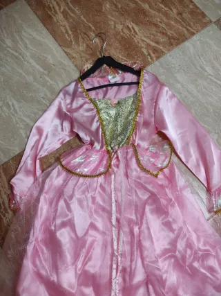 Disfraz Princesa Niña Rosa